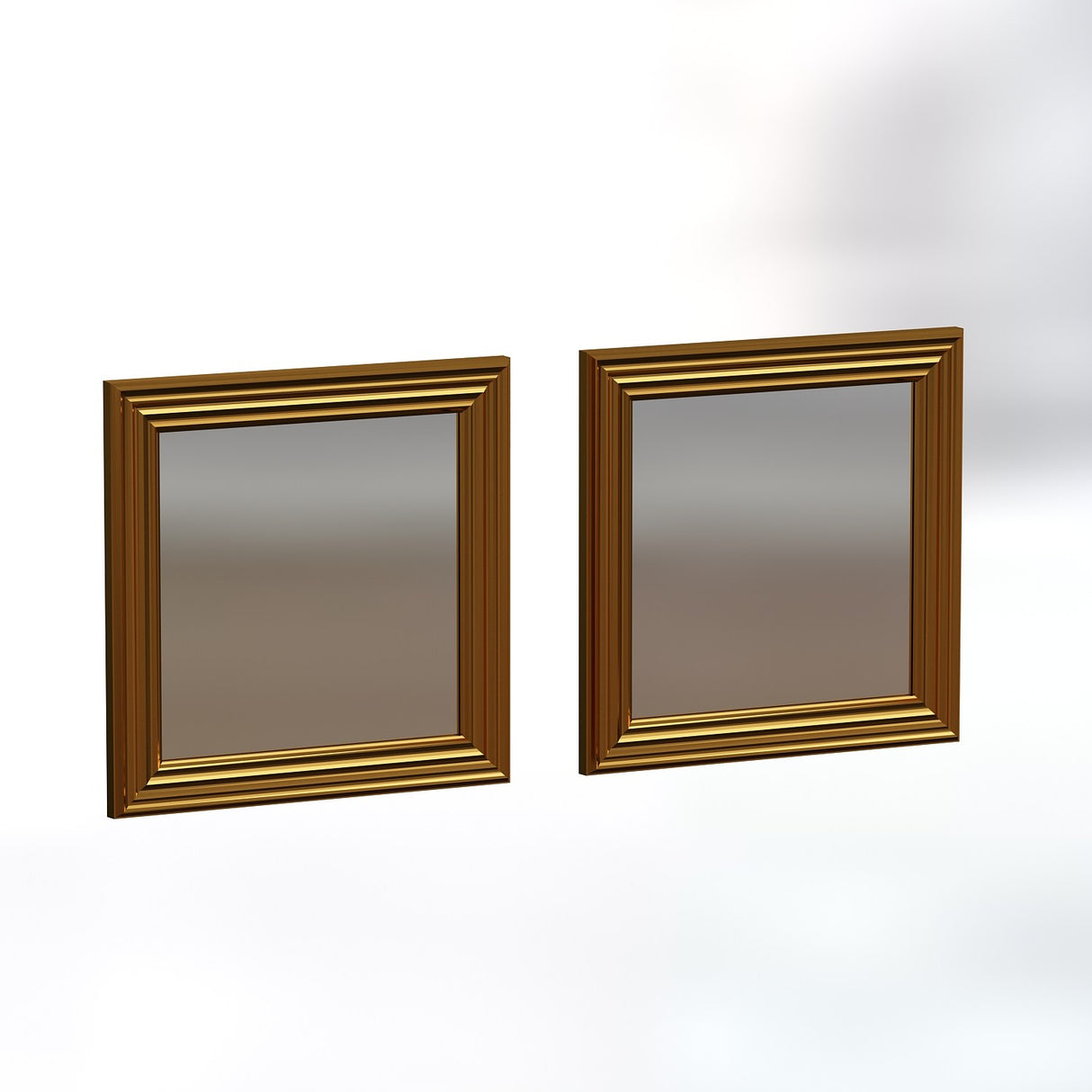 Oglindă decorativă 2 bucăți Bale, Diverse culori, 40x3x40 cm - Oglindă decorativă 2 bucăți Bale, Diverse culori, 40x3x40 cm, SKU 116SAM1111, imagine 4