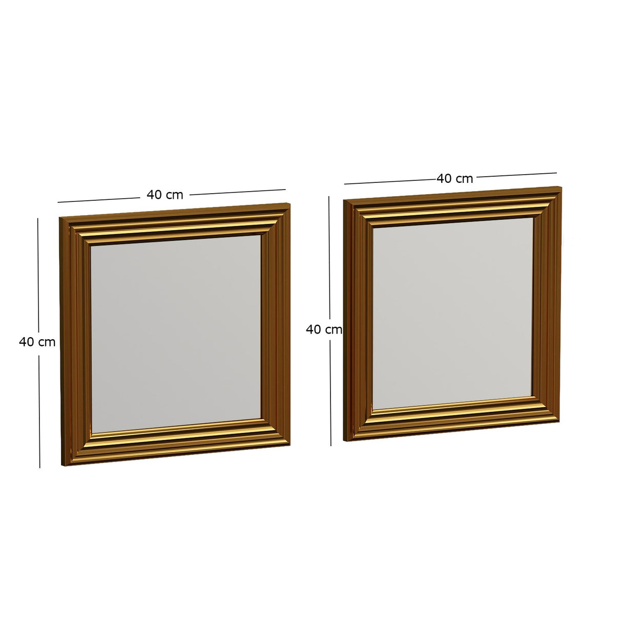 Oglindă decorativă 2 bucăți Bale, Diverse culori, 40x3x40 cm - Oglindă decorativă 2 bucăți Bale, Diverse culori, 40x3x40 cm, SKU 116SAM1111, imagine 6