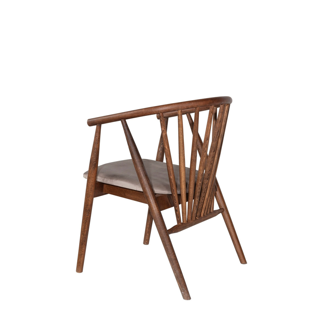 Scaun Albero48, Nuc - Bej, 55x47x77 cm