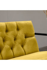 Canapea fixă 2 locuri Oslo, Diverse culori, 109x75x74 cm - Muștar | SKU: 118BRN1187 | Canapea fixă 2 locuri Oslo, 109x75x74 cm, varianta Muștar, produs pentru amenajarea locuinței, disponibil online în România la CasaMob