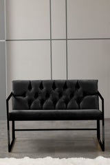 Canapea fixă 2 locuri Oslo, Diverse culori, 109x75x74 cm - Negru | SKU: 118BRN1188 | Canapea fixă 2 locuri Oslo, 109x75x74 cm, varianta Negru, produs pentru amenajarea locuinței, disponibil online în România la CasaMob