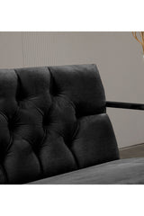 Canapea fixă 2 locuri Oslo, Diverse culori, 109x75x74 cm - Negru | SKU: 118BRN1188 | Canapea fixă 2 locuri Oslo, 109x75x74 cm, varianta Negru, produs pentru amenajarea locuinței, disponibil online în România la CasaMob