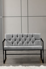 Canapea fixă 2 locuri Oslo, Diverse culori, 109x75x74 cm - Gri | SKU: 118BRN1189 | Canapea fixă 2 locuri Oslo, 109x75x74 cm, varianta Gri, produs pentru amenajarea locuinței, disponibil online în România la CasaMob