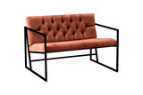 Canapea fixă 2 locuri Oslo, Diverse culori, 109x75x74 cm - Roșu cărămiziu | SKU: 118BRN1192 | Canapea fixă 2 locuri Oslo, 109x75x74 cm, varianta Roșu cărămiziu, produs pentru amenajarea locuinței, disponibil online în România la CasaMob