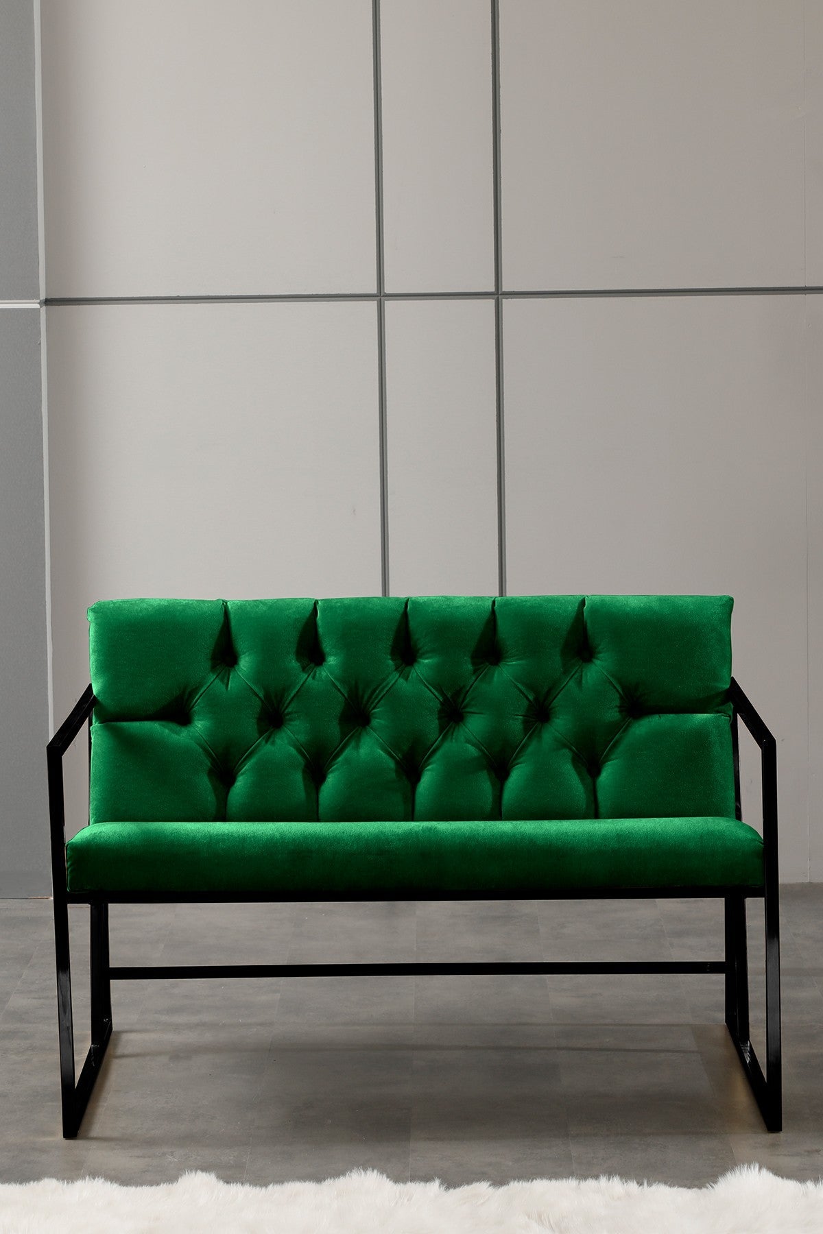 Canapea fixă 2 locuri Oslo, Diverse culori, 109x75x74 cm - Verde | SKU: 118BRN1193 | Canapea fixă 2 locuri Oslo, 109x75x74 cm, varianta Verde, produs pentru amenajarea locuinței, disponibil online în România la CasaMob