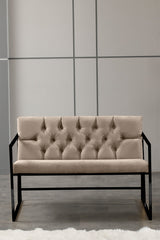 Canapea fixă 2 locuri Oslo, Diverse culori, 109x75x74 cm - Maro deschis | SKU: 118BRN1194 | Canapea fixă 2 locuri Oslo, 109x75x74 cm, varianta Maro deschis, produs pentru amenajarea locuinței, disponibil online în România la CasaMob