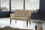 Canapea fixă 2 locuri Paris lemn nuc, Diverse culori, 130x46x82 cm - Maro deschis | SKU: 118BRN1213 | Canapea fixă 2 locuri Paris lemn nuc, 130x46x82 cm, varianta Maro deschis, produs pentru amenajarea locuinței, disponibil online în România la CasaMob