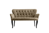 Canapea fixă 2 locuri Paris lemn negru, Diverse culori, 130x46x82 cm - Maro deschis | SKU: 118BRN1225 | Canapea fixă 2 locuri Paris lemn negru, 130x46x82 cm, varianta Maro deschis, produs pentru amenajarea locuinței, disponibil online în România la CasaMob