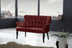 Bordo | SKU: 118BRN1230 | Canapea fixă 2 locuri Paris lemn negru, 130x46x82 cm, varianta Bordo, produs pentru amenajarea locuinței, disponibil online în România la CasaMob