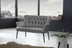 Gri | SKU: 118BRN1243 | Canapea fixă 2 locuri Paris metal negru, 130x46x82 cm, varianta Gri, produs pentru amenajarea locuinței, disponibil online în România la CasaMob