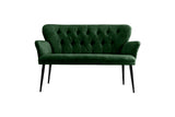 Canapea fixă 2 locuri Paris metal negru, Diverse culori, 130x46x82 cm - Kaki | SKU: 118BRN1246 | Canapea fixă 2 locuri Paris metal negru, 130x46x82 cm, varianta Kaki, produs pentru amenajarea locuinței, disponibil online în România la CasaMob