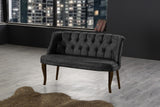 Canapea fixă 2 locuri Roma lemn nuc, Diverse culori, 118x48x80 cm - Fumuriu | SKU: 118BRN1352 | Canapea fixă 2 locuri Roma lemn nuc, 118x48x80 cm, varianta Fumuriu, produs pentru amenajarea locuinței, disponibil online în România la CasaMob