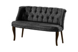 Canapea fixă 2 locuri Roma lemn nuc, Diverse culori, 118x48x80 cm - Fumuriu | SKU: 118BRN1352 | Canapea fixă 2 locuri Roma lemn nuc, 118x48x80 cm, varianta Fumuriu, produs pentru amenajarea locuinței, disponibil online în România la CasaMob