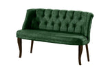 Canapea fixă 2 locuri Roma lemn nuc, Diverse culori, 118x48x80 cm - Kaki | SKU: 118BRN1354 | Canapea fixă 2 locuri Roma lemn nuc, 118x48x80 cm, varianta Kaki, produs pentru amenajarea locuinței, disponibil online în România la CasaMob