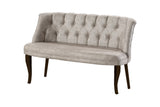 Canapea fixă 2 locuri Roma lemn nuc, Diverse culori, 118x48x80 cm - Crem | SKU: 118BRN1359 | Canapea fixă 2 locuri Roma lemn nuc, 118x48x80 cm, varianta Crem, produs pentru amenajarea locuinței, disponibil online în România la CasaMob