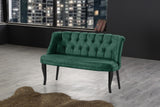 Canapea fixă 2 locuri Roma lemn negru, Diverse culori, 118x48x80 cm - Verde marin | SKU: 118BRN1367 | Canapea fixă 2 locuri Roma lemn negru, 118x48x80 cm, varianta Verde marin, produs pentru amenajarea locuinței, disponibil online în România la CasaMob