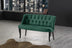 Verde marin | SKU: 118BRN1367 | Canapea fixă 2 locuri Roma lemn negru, 118x48x80 cm, varianta Verde marin, produs pentru amenajarea locuinței, disponibil online în România la CasaMob