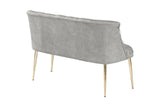 Canapea fixă 2 locuri Roma metal auriu, Diverse culori, 118x48x80 cm - Crem | SKU: 118BRN1383 | Canapea fixă 2 locuri Roma metal auriu, 118x48x80 cm, varianta Crem, produs pentru amenajarea locuinței, disponibil online în România la CasaMob