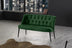 Kaki | SKU: 118BRN1390 | Canapea fixă 2 locuri Roma metal negru, 118x48x80 cm, varianta Kaki, produs pentru amenajarea locuinței, disponibil online în România la CasaMob