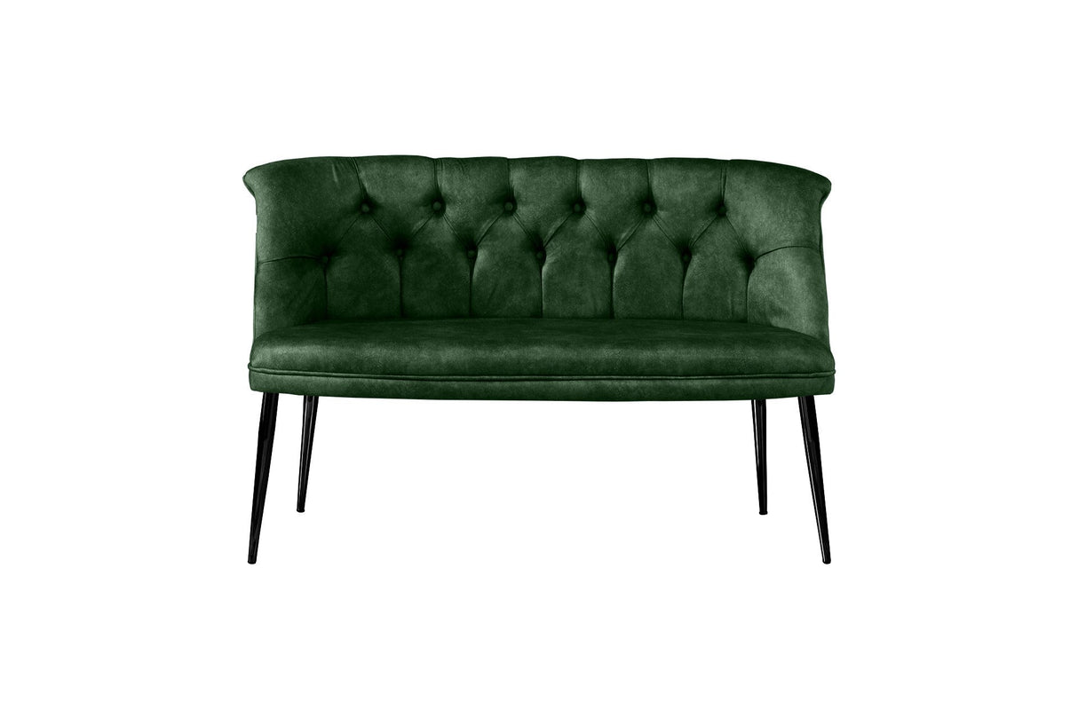 Canapea fixă 2 locuri Roma metal negru, Diverse culori, 118x48x80 cm - Kaki | SKU: 118BRN1390 | Canapea fixă 2 locuri Roma metal negru, 118x48x80 cm, varianta Kaki, produs pentru amenajarea locuinței, disponibil online în România la CasaMob