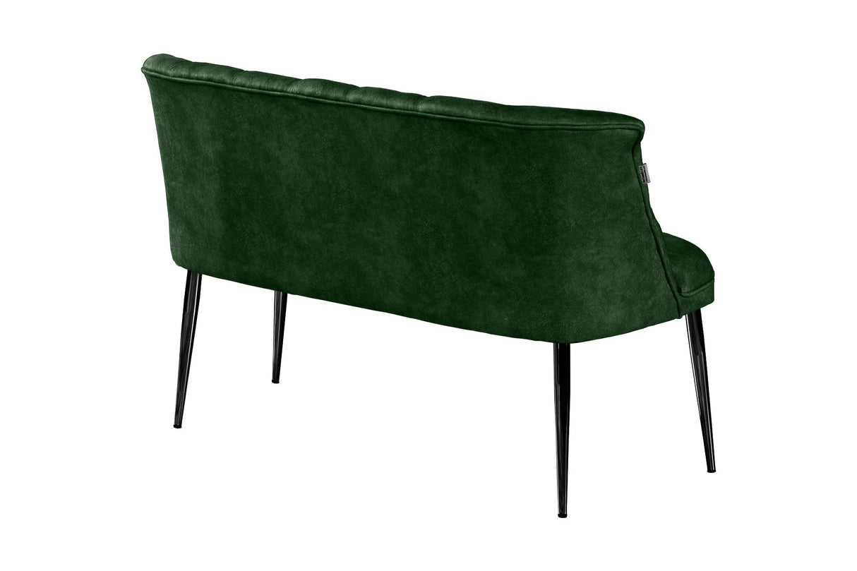 Canapea fixă 2 locuri Roma metal negru, Diverse culori, 118x48x80 cm - Kaki | SKU: 118BRN1390 | Canapea fixă 2 locuri Roma metal negru, 118x48x80 cm, varianta Kaki, produs pentru amenajarea locuinței, disponibil online în România la CasaMob