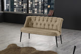 Canapea fixă 2 locuri Roma metal negru, Diverse culori, 118x48x80 cm - Maro deschis | SKU: 118BRN1393 | Canapea fixă 2 locuri Roma metal negru, 118x48x80 cm, varianta Maro deschis, produs pentru amenajarea locuinței, disponibil online în România la CasaMob