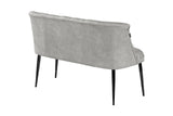 Canapea fixă 2 locuri Roma metal negru, Diverse culori, 118x48x80 cm - Crem | SKU: 118BRN1395 | Canapea fixă 2 locuri Roma metal negru, 118x48x80 cm, varianta Crem, produs pentru amenajarea locuinței, disponibil online în România la CasaMob