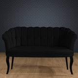 Canapea fixă 2 locuri Daisy lemn negru, Diverse culori, 103x44x51 cm - Negru | SKU: 118BRN1494 | Canapea fixă 2 locuri Daisy lemn negru, 103x44x51 cm, varianta Negru, produs pentru amenajarea locuinței, disponibil online în România la CasaMob