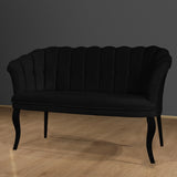 Canapea fixă 2 locuri Daisy lemn negru, Diverse culori, 103x44x51 cm - Negru | SKU: 118BRN1494 | Canapea fixă 2 locuri Daisy lemn negru, 103x44x51 cm, varianta Negru, produs pentru amenajarea locuinței, disponibil online în România la CasaMob