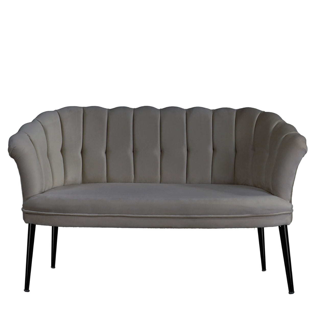 Canapea fixă 2 locuri Daisy metal negru, Diverse culori, 103x44x51 cm - Gri | SKU: 118BRN1504 | Canapea fixă 2 locuri Daisy metal negru, 103x44x51 cm, varianta Gri, produs pentru amenajarea locuinței, disponibil online în România la CasaMob