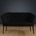 Negru | SKU: 118BRN1511 | Canapea fixă 2 locuri Daisy metal negru, 103x44x51 cm, varianta Negru, produs pentru amenajarea locuinței, disponibil online în România la CasaMob
