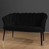 Canapea fixă 2 locuri Daisy metal negru, Diverse culori, 103x44x51 cm - Negru | SKU: 118BRN1511 | Canapea fixă 2 locuri Daisy metal negru, 103x44x51 cm, varianta Negru, produs pentru amenajarea locuinței, disponibil online în România la CasaMob