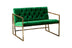 Verde | SKU: 118BRN1558 | Canapea fixă 2 locuri Oslo auriu, 109x75x74 cm, varianta Verde, produs pentru amenajarea locuinței, disponibil online în România la CasaMob