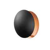 Aplică de perete Yosma-13639, Negru - Copper, Ø25x25 cm