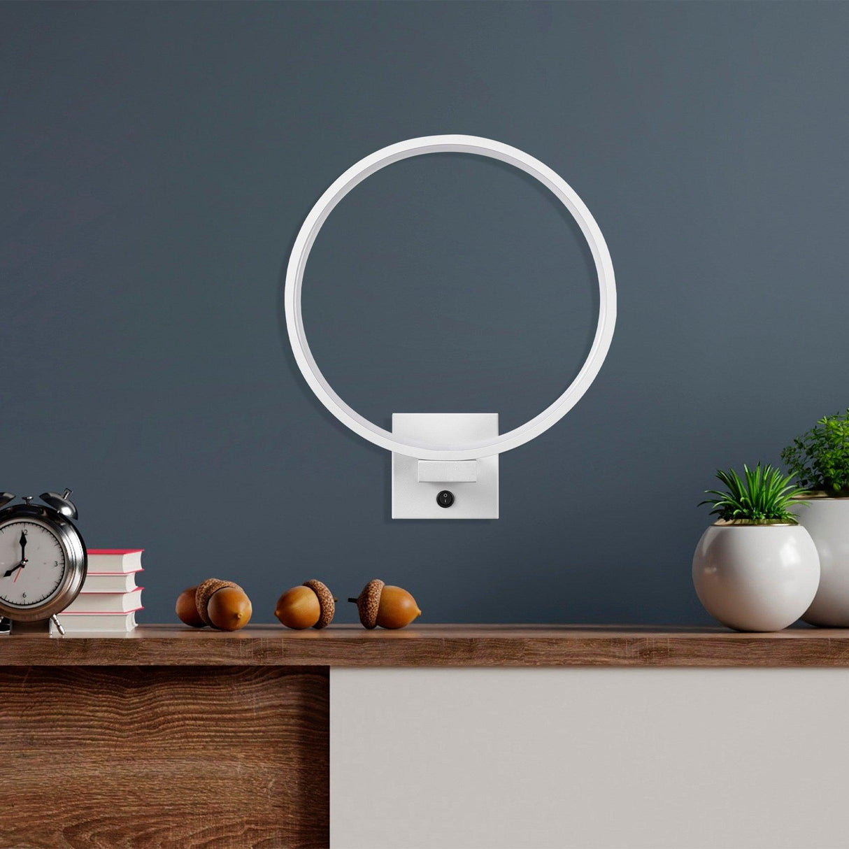 Aplica de perete Circle 13309, Negru - Alb, SKU 119FRS1105