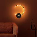 Aplica de perete Moon Circle 13328, Negru - Negru, SKU 119FRS1107