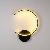 Aplica de perete Moon Circle 13328, Negru - Negru, SKU 119FRS1107