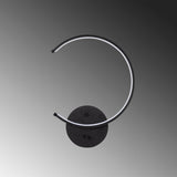 Aplica de perete Moon Circle 13328, Negru - Negru, SKU 119FRS1107