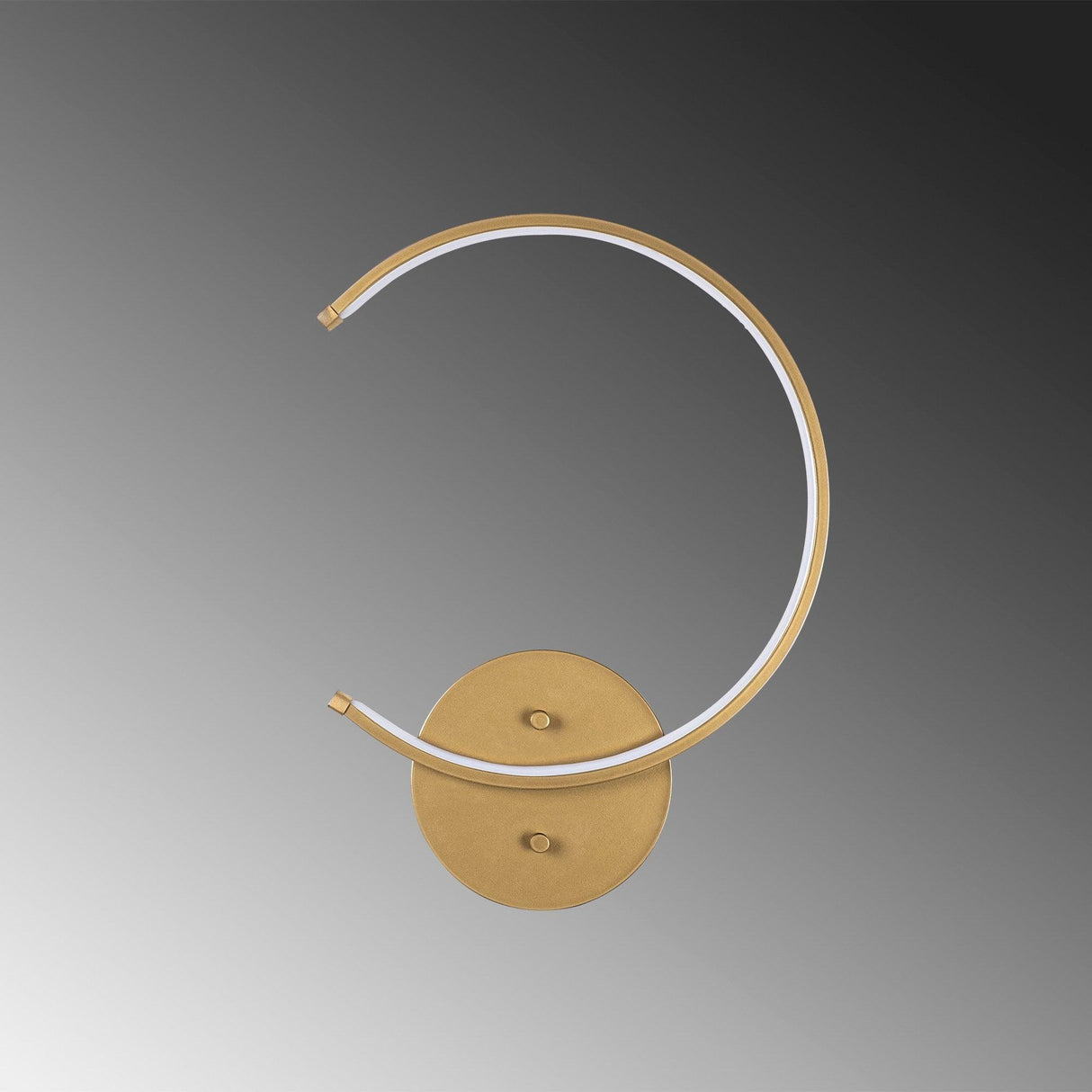 Aplica de perete Moon Circle 13328, Negru - Auriu, SKU 119FRS1107