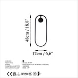 Aplica de perete 13556, Negru - Negru, SKU 119FRS1121