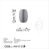 Aplica de perete Heybe 13624, Auriu - Gri, SKU 119FRS1142