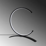 Veioză Moon Circle 13330, Negru