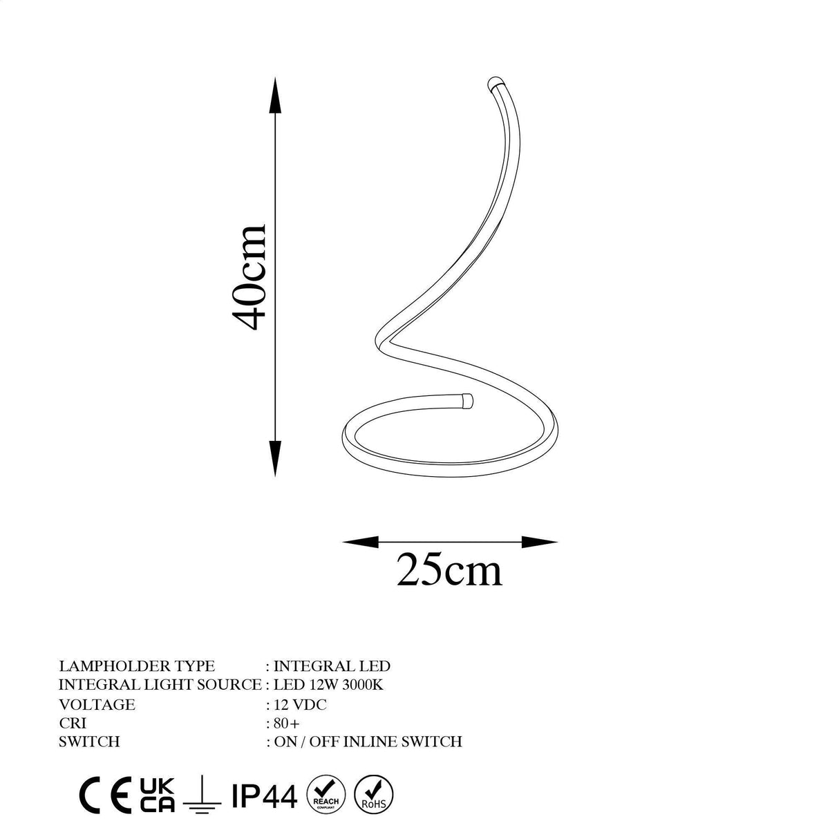 Veioză Arc Table Lamp 13286 - Auriu, SKU 119FRS1411