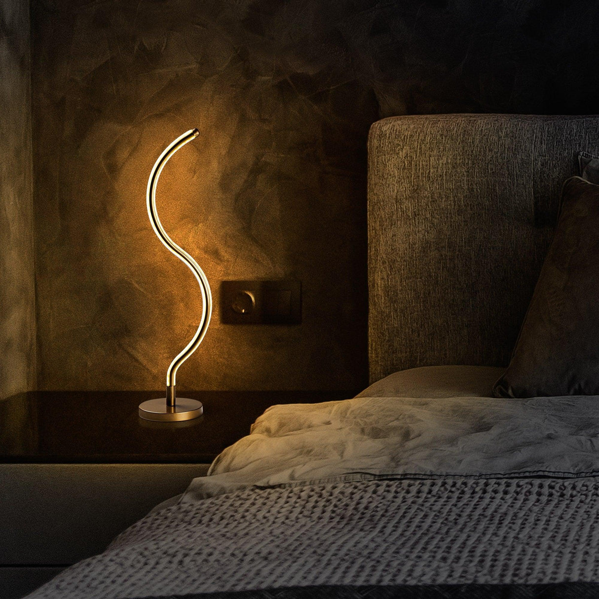 Veioză Arc Table Lamp 13286 - Auriu, SKU 119FRS1411