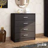 Comoda cu 4 sertare OlympusStejar 80x40x95 40x80 - Wenge
