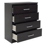 Comoda cu 4 sertare OlympusStejar 80x40x95 40x80 - Wenge