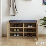 Dulap pantofi cu banca Crispy  94x35x60cm - Sonoma