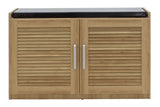 Dulap pantofi cu banca Crispy  94x35x60cm - Sonoma