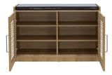 Dulap pantofi cu banca Crispy  94x35x60cm - Sonoma