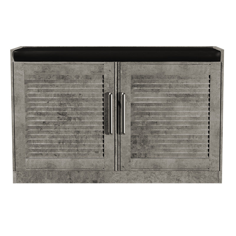 Dulap pantofi cu banca Crispy  94x35x60cm - Antracit